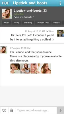 Plenty of Fish Dating App android App screenshot 1